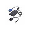 StarTech.com Portable Laptop Crash Cart Adapter, USB / VGA / Mini DisplayPort KVM Console, File Transfer and Video Capture - KVM-Switch - 1 x KVM port(s) - 1 lokaler Benutzer - Desktop - TAA-konform