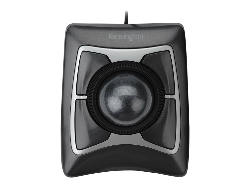 Kensington Expert Mouse - Trackball - rechts- und linkshändig - optisch - 4 Tasten - kabelgebunden - USB - Schwarz