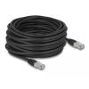 Delock RJ45 Netzwerkkabel Cat.6A S / FTP PE Outdoor 15 m schwarz
