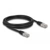 Delock RJ45 Netzwerkkabel Cat.6A S / FTP PE Outdoor 2 m schwarz
