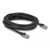 Delock RJ45 Netzwerkkabel Cat.6A S / FTP PUR Outdoor 5 m schwarz