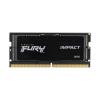 Kingston FURY Impact - DDR5 - Modul - 16 GB - SO DIMM 262-PIN - 3000 MHz / PC5-48000 - CL38 - 1.35 V - ungepuffert - on-die ECC - Schwarz
