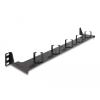 Delock 19 Zoll LWL Rangierpanel 1 HE schwarz