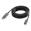 VISION - Adapterkabel - USB-C männlich zu HDMI männlich - 15 m - Glasfaser - Schwarz - Unterstützung für 4K60Hz (3840 x 2160), aktiv