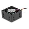 Delock Axiallüfter 24 V DC, 40 x 40 x 20 mm schwarz