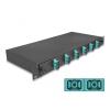 Delock 19 Zoll LWL Spleißbox 6 x SC Duplex OM3 1HE