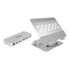 Delock - Dockingstation + Notebook- / Tablet-Ständer - USB-C / Thunderbolt 3 - HDMI, DP - 1GbE