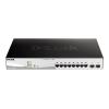 D-Link DGS 1210-10MP - Switch - L2+ - Smart - 8 x 10 / 100 / 1000 (PoE+) + 2 x Gigabit SFP - Desktop, an Rack montierbar - PoE+ (130 W)