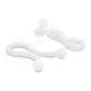Delock - Kabel - Organizer - durchsichtig (Packung mit 100)