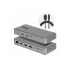 Startech - Dockingstation - USB4 / Thunderbolt 4 / Thunderbolt 5 - 2 x DP - 1GbE, 2.5GbE - 100 watt - Europa, Großbritannien