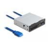Delock 3.5 Zoll SuperSpeed USB Card Reader 6 Slots + 1 x USB Typ-A Buchse