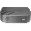 HP t430 - Thin Client - DTS - 1 x Celeron N4020 / 1.1 GHz - RAM 4 GB - Flash - eMMC 32 GB - UHD Graphics 600 - 1GbE - WLAN: 802.11a / b/g / n/ac, Bluetooth 5.0 - HP ThinPro - Monitor: keiner - Tastatur: Deutsch