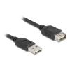 Delock USB 2.0 Verlängerungskabel EASY USB Typ-A Stecker zu EASY USB Typ-A Buchse 2 m