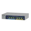 MS108UP 8-Port Ultra60 PoE++ Multi-Gigabit (2.5G) Ethernet Unmanaged Switch mit 230W PoE-Budget 1G / 2,5G-Ports, Desktop / Wallmount