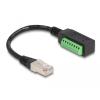 Delock RJ45 Kabel Cat.5e Stecker zu Terminalblock Adapter 21,5 cm