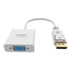 DisplayPort-zu-VGA-Adapter - maximale Auflösung 1920 x 1080 - wandelt VGA nicht in DP um - Hotplug - DP (m) zu VGA (f) - Gesamtlänge 150 mm - Außendurchmesser 5,5 mm - 32 awg - weiß