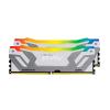 Kingston FURY Renegade RGB - DDR5 - Modul - 24 GB - DIMM 288-PIN - 8800 MT / s / PC5-70400 - CL42 - 1.4 V - taktunabhängig unbuffered - on-die ECC - Weiß & Silber