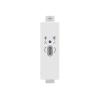 VISION TechConnect 3 - Modulares Faceplate-Snap-In - USB Typ C - weiß