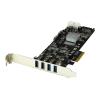 4 Port PCIe USB 3.0 Card w / 2 Channels