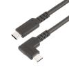 StarTech.com 3ft (1m) Rugged Right Angle USB-C Cable, USB 10 Gbps, USB C to C Data Transfer Cable, 4K 60Hz DP Alt Mode, 100W Power Delivery - 90 Degree USB-C Cable (RUSB31CC1MBR) - USB-Kabel - 24 pin USB-C (M) gerade zu 24 pin USB-C (M) rechtwinklig