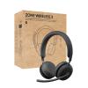 Logitech Zone Wireless 2 UC - Headset - On-Ear - Bluetooth - kabellos - aktive Rauschunterdrückung - Adapter USB-C via Bluetooth - Graphite - Zoom Certified, Google Meet Certified