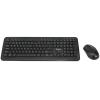 Targus KM610 - Tastatur-und-Maus-Set - Kombination - full size - kabellos - 2.4 GHz - QWERTY - Spanisch - Schwarz