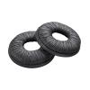 Poly - Ohrpolster für drahtloses Headset - Kunstleder - Schwarz (Packung mit 2) - Replaces Poly SKU 87229-01