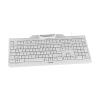 CHERRY KC 1000 SC - Tastatur - USB - Französisch - Pale Gray