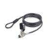 StarTech.com Slim Lock Noble Wedge Slot Compatible, 6.6ft Locking Cable - Sicherheitskabelschloss - Diebstahlschutz - 2 m - TAA-konform