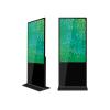 Schlanker Beschilderungstotem mit integriertem 55"-Display - 4K-Auflösung - nur 22,3 mm dick mit abgerundeten Kanten - Vollglasfront - professionelles Display ohne internen Mediaplayer - integrierte Lautsprecher - 1 x HDMI-Eingang - abschließbarer in