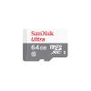 SanDisk Ultra - Flash-Speicherkarte (microSDHC / SD-Adapter inbegriffen) - 64 GB - Class 10 - microSDXC UHS-I