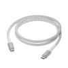 dbramante1928 re-charge - USB-Kabel - 24 pin USB-C (M) zu 24 pin USB-C (M) - 1.2 m - geflochtenes Kabel, 100 % recycelter Kunststoff, 100 W Pass-Through-Stromversorgung