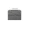 Microsoft Surface Pro Keyboard - Tastatur - mit Trackpad, Beschleunigungsmesser, Surface Slim Pen 2 Ablage- und Ladeschale - QWERTZ - Deutsch / Österreichisch - Platin - mit Slim Pen 2 - für Surface Pro 10, Pro 11, Pro 8, Pro 9, Pro Copilot+ PC, Pro Co
