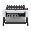 HP DesignJet T1600dr - 914 mm (36") Großformatdrucker - Farbe - Tintenstrahl - Rolle (91,4 cm x 91,4 m), 914 x 1219 mm - 2400 x 1200 dpi - bis zu 3 Seiten / Min. (einfarbig) / bis zu 3 Seiten / Min. (Farbe) - Kapazität: 2 Rollen - Gigabit LAN - Cutter