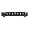 Switch / 8-Port Gigabit Ethernet unmanaged Switch für SMB Metallgehäuse, Desktop, lüfterlos, Metallports