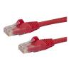 StarTech.com 2m Cat6 Gigabit Snagless Patchkabel - RJ45 UTP Netzwerkkabel mit Schutzmanschette - Cat 6 Kabel - Rot - Patch-Kabel - RJ-45 (M) zu RJ-45 (M) - 2 m - UTP - CAT 6 - ohne Haken - Rot