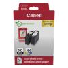 Canon PG-585 / CL-586 Photo Value Pack - 2er-Pack - Schwarz, Farbe (Cyan, Magenta, Gelb) - Hängebox - Tintenpatrone / Papierkit - für PIXMA TS7650i, TS7750i