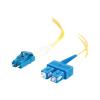 C2G LC-SC 9 / 125 OS1 Duplex Singlemode PVC Fiber Optic Cable (LSZH) - Patch-Kabel - SC Single-Modus (M) zu LC Single-Modus (M) - 5 m - 5 m - Glasfaser - Duplex - 9 / 125 Mikrometer - OS1 - halogenfrei - Gelb