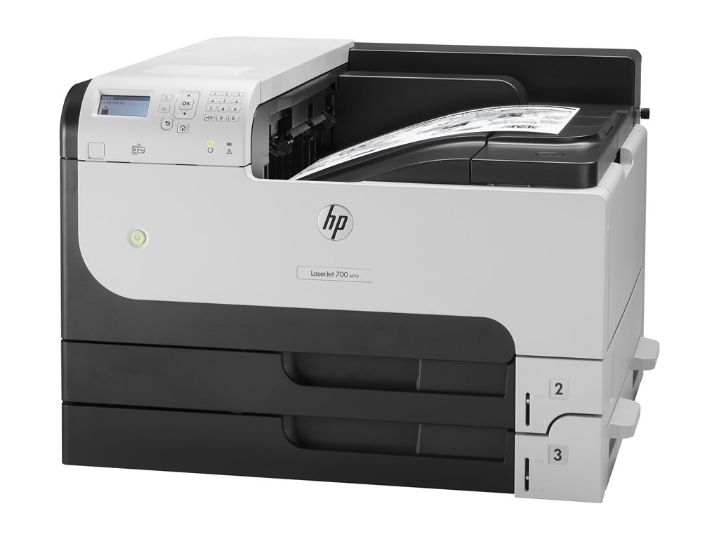 HP LaserJet Enterprise 700 Printer M712dn - Drucker - s / w - Duplex - Laser - A3 / Ledger - 1200 dpi - bis zu 41 Seiten / Min. - Kapazität: 600 Blätter - USB, Gigabit LAN, USB-Host