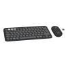 Logitech Pebble 2 Combo - Tastatur-und-Maus-Set - kabellos - Bluetooth LE - QWERTZ - Deutsch - Tonal Graphite