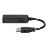 Adapter / USB 3.0 Gigabit Adapter / 1x10 / 100 / 1000TX Anschluss / USB 3.0 Standard mit 5Gbit / s / abwärts kompatibel