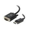 C2G 1m DisplayPort to VGA Adapter Cable - DP to VGA - Black - DisplayPort-Kabel - DisplayPort (M) zu HD-15 (VGA) (M) - 1 m - Schwarz