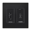 Crestron HD-RXU-4KZ-101-2G-B - Video / Audio / USB-Verlängerungskabel - Empfänger - DM Lite - über CATx - bis zu 70 m
