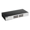 DLinkGO / 16-Port Gigabit Easy Desktop Switch, dlink green, 16x 10 / 100 / 1000Mbit / s TP (RJ-45) Port, automatische Geschwindigkeits- und Duplexanpassung, IEEE 802.3az EEE (Energy Efficient Ethernet) kompatibel, automatisches Umschalten in den Stromspar