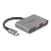 Delock - Hub - 10 Gbps, mit USB-C-Anschluss - 1 x USB-C 3.2 Gen 2 + 2 x USB 3.2 Gen 2 - Desktop
