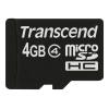 Transcend - Flash-Speicherkarte - 4 GB - Class 4 - microSDHC