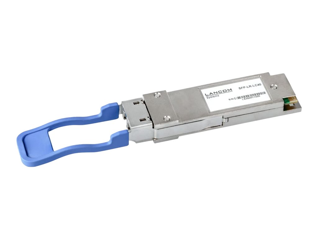 LANCOM SFP-LR-LC40 - QSFP+-Transceivermodul - 40GbE - 40GBase-LR - LC Single-Modus - bis zu 10 km - 1310 nm - für P / N: 61884