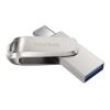SanDisk Ultra Dual Drive Luxe - USB-Flash-Laufwerk - 128 GB - USB 3.1 Gen 1 / USB-C - Silber