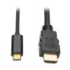 USB-C to HDMI Active Adapter Cable (M / M), 4K, Black, 3 ft. (0.9 m)