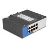 Delock Industrie Gigabit Ethernet Switch 8 Port RJ45 für Hutschiene